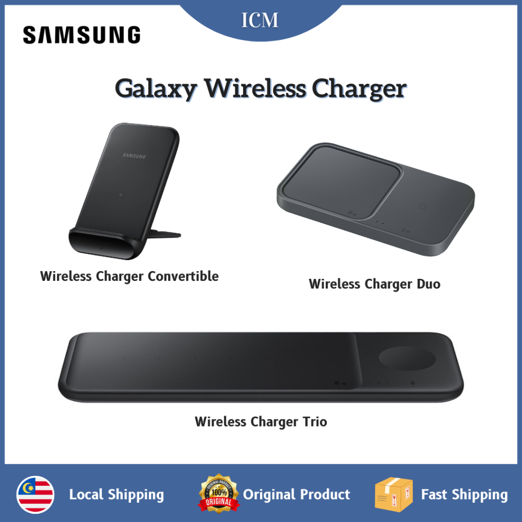 อุปกรณ์ชาร์จไร้สาย สําหรับ Samsung Trio Wireless Charger Duo