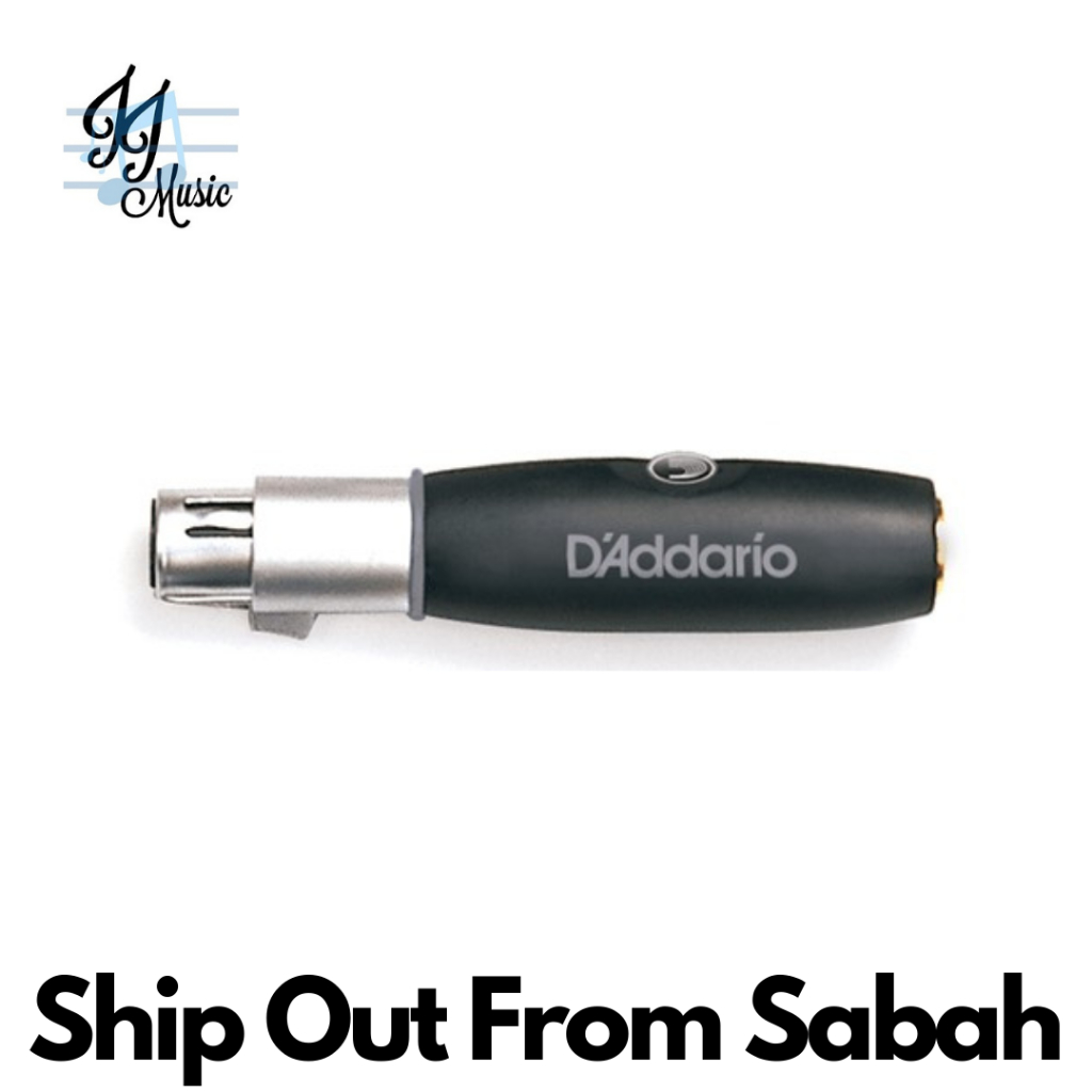 D'ADDARIO DAddario PW-P047BB XLR หญิงถึง 1/4" หญิง Balanced Audio Adaptors (PWP047BB / PW P047BB / ไ