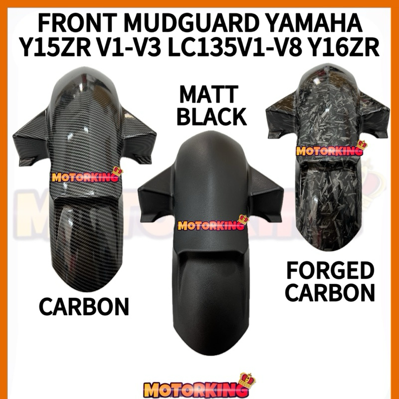 ด้านหน้า MUDGUARD YAMAHA Y15ZR V1 V2 V3 LC135 V1 V2 V3 V4 V5 V6 V7 V8 Y16ZR ด้านหน้า FENDER PLUG N P