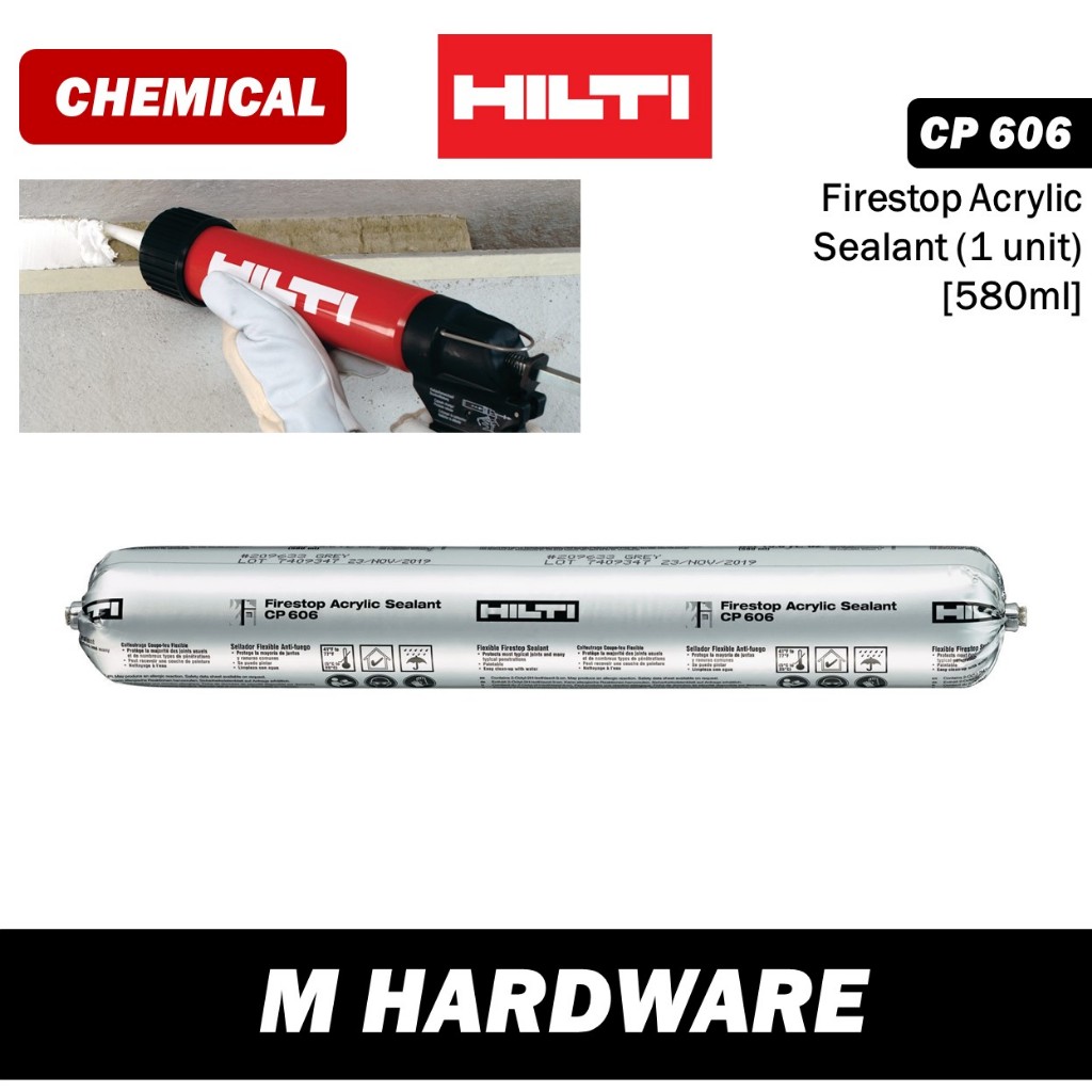 HILTI CP 606 / CP606 FIRESTOP ACRYLIC SEALANT - 209632