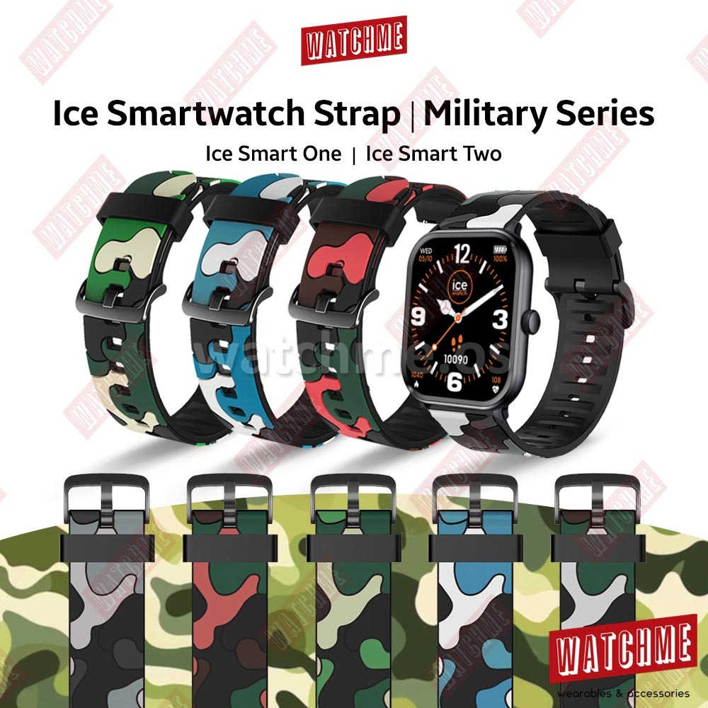 สายนาฬิกาข้อมืออัจฉริยะ ตัวล็อกสเตนเลส 22 มม. 6 สี สําหรับ ice watch smart one smart two