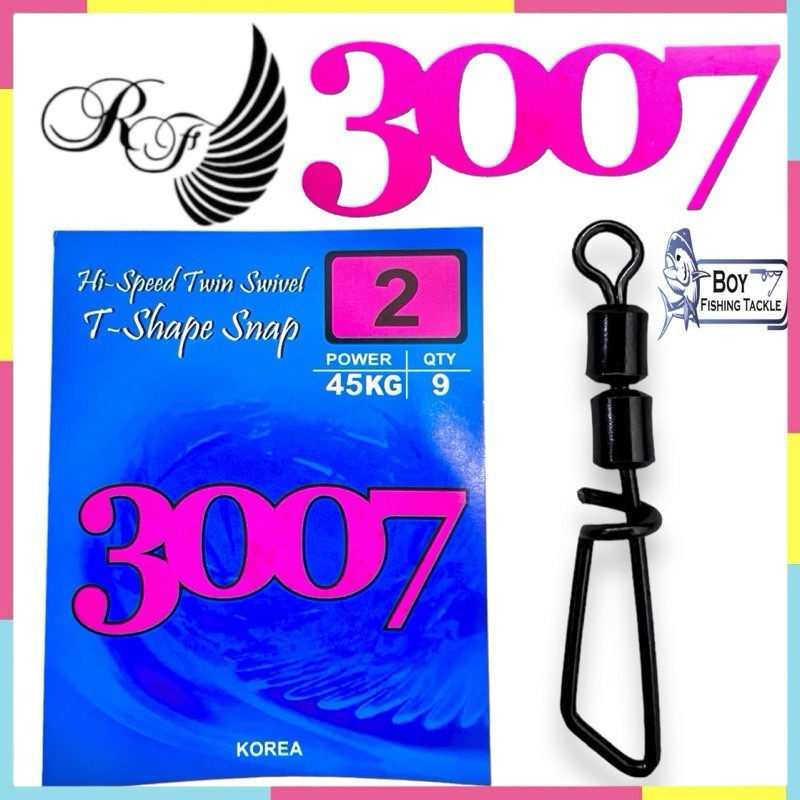 Rodford 3007 Hi Speed Twin Swivel T Shape Snap 3007 ROD FORD 3007