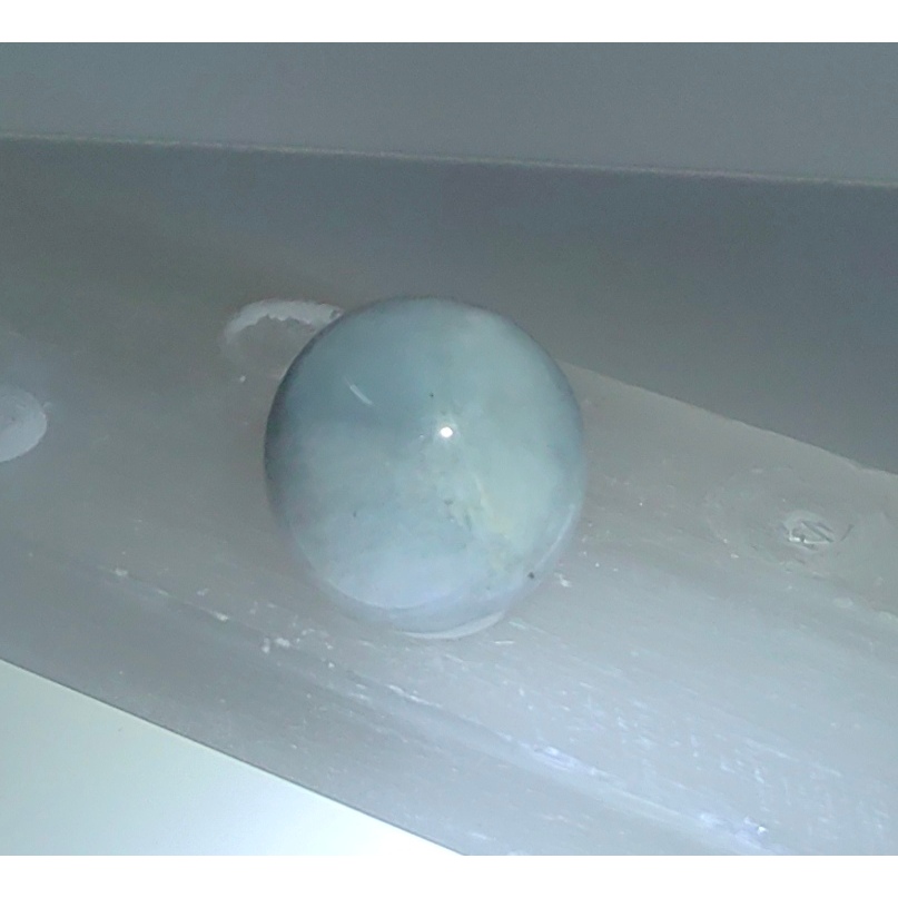 Crystal Aquamarine Crystal Ball / Bola Kristal Aquamarine ธรรมชาติ ถั่วเหลือง ลูกบอลคริสตัล
