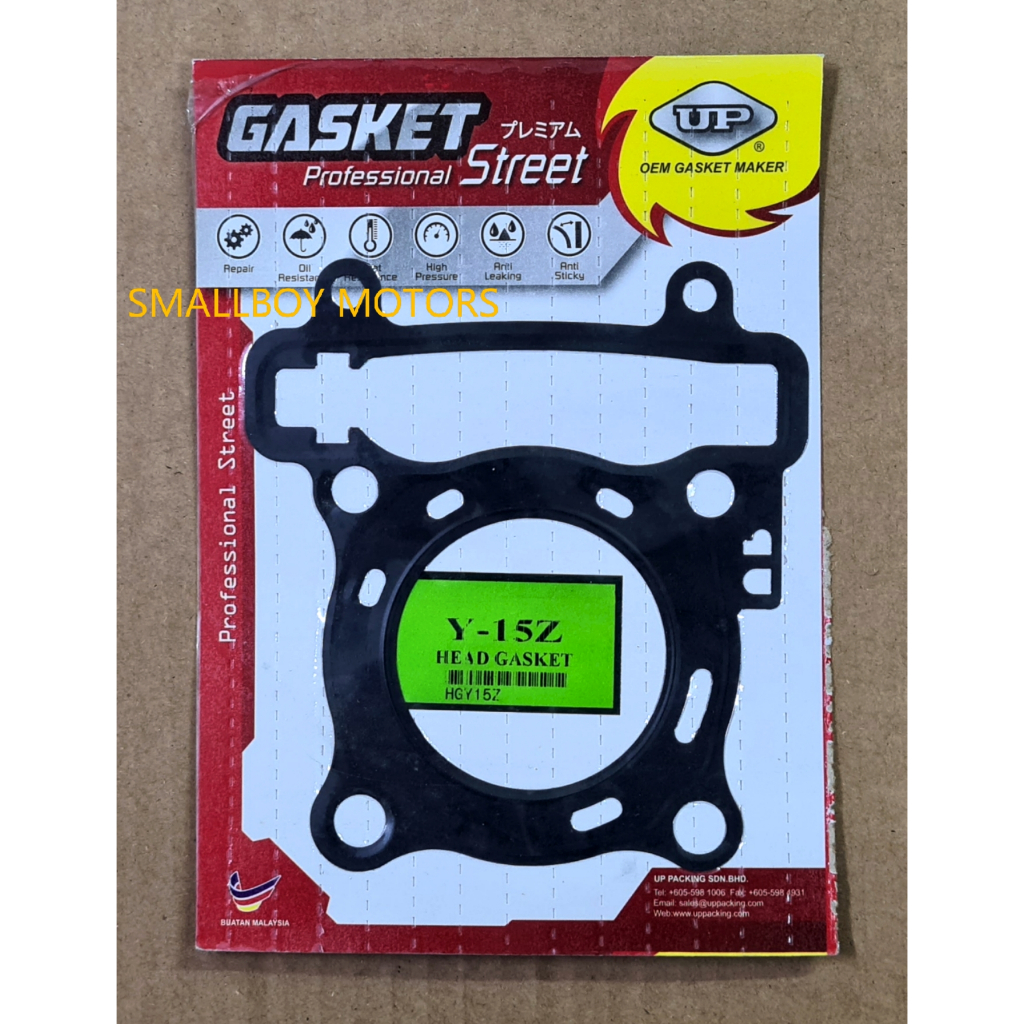 YAMAHA Y15ZR Y-15Z HEAD CYLINDER GASKET มาตรฐานชุด Y150 Y-15ZR Y 15ZR 150 YSUKU
