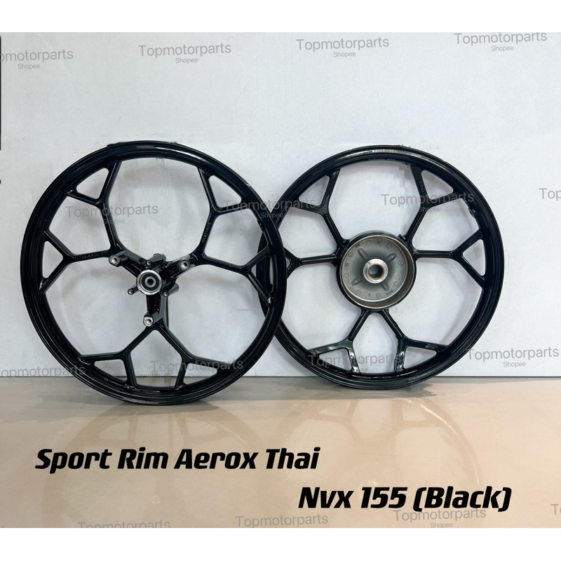 Sport Rim Yamaha NVX155 Aerox Thai Enkei สีดํา NVX 155 1.6x1.6-17
