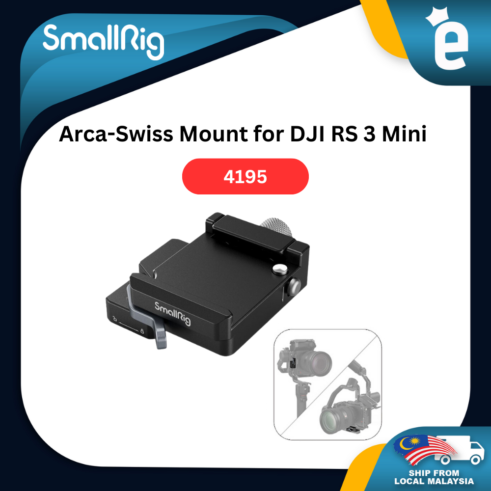 Smallrig Arca-Swiss เมาท์ขาตั้ง สําหรับ DJI RS 3 Mini (4195)