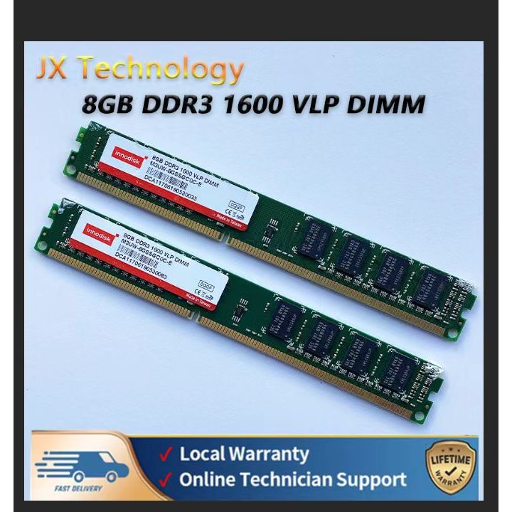 <Mix Brand แถบแคบ>DDR3 DDR3L2GB 4GB 8GB Ram PC Desktop Memory1333 1600 MHz (มือสอง)