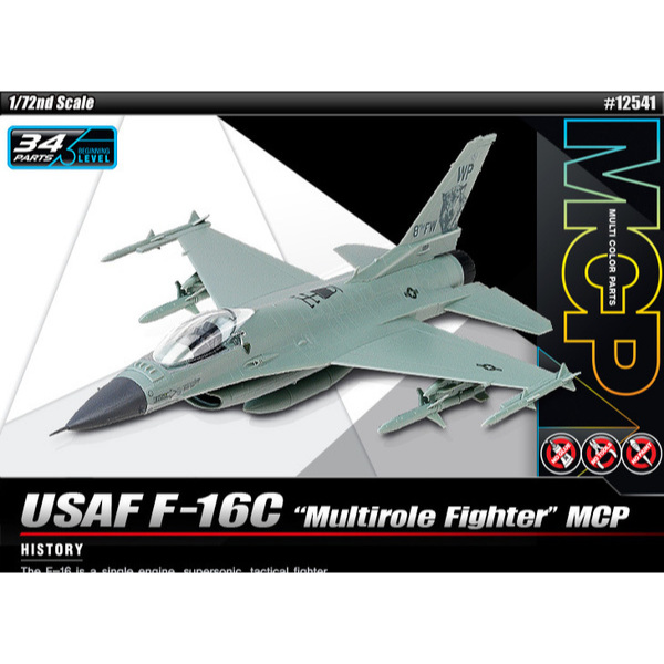 ACADEMY USAF F-16C "Multirole Fighter" MCP Academy | เบอร์ 12541 | 1:72