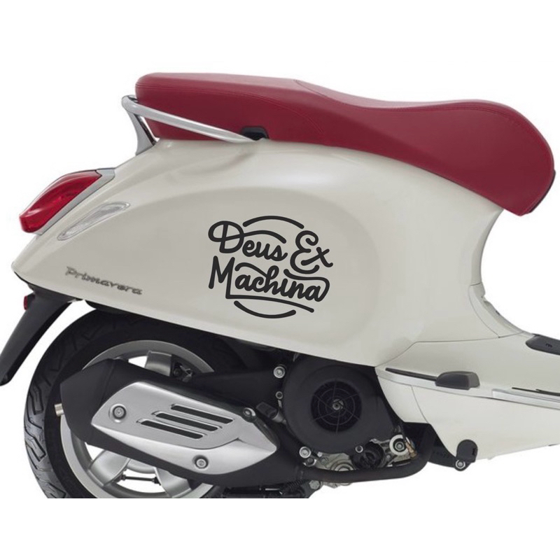 สติ๊กเกอร์สติ๊กเกอร์ CUTTING VESPA Sogan Etc DEUS EX MACHINA LOGO