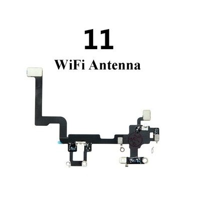 WiFi เสาอากาศสัญญาณ Flex Cable Ribbon สําหรับโทรศัพท์ 11 ( A2221, A2111, A2223 ) เปลี่ยนซ่อม
