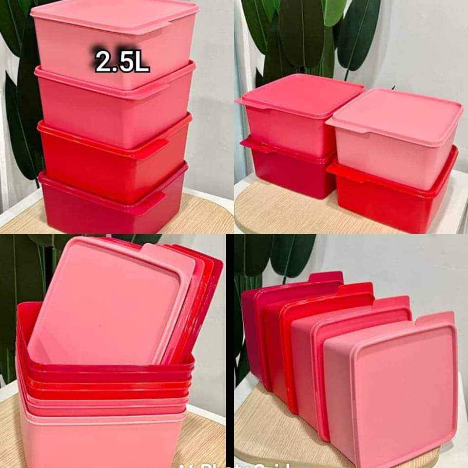 Tupperware Cozy nest 1.2L Tupperware Snack n stack 1.2L stack and stack กล่องใส่อาหารกล่องอาหารกลางว