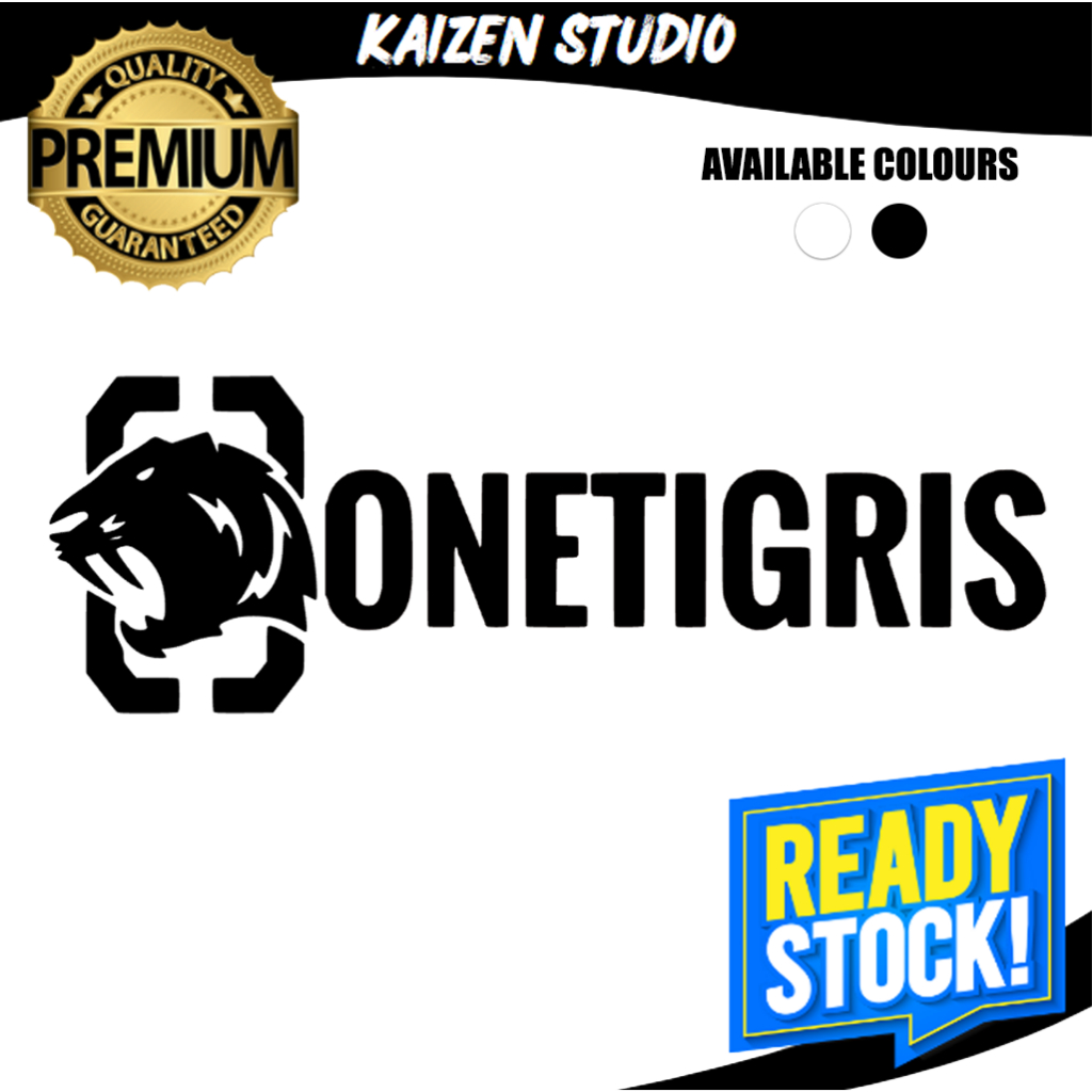 Kaizen STUDIO ONETIGRIS CONCEPT สติ๊กเกอร์ตัดไวนิลกลางแจ้ง