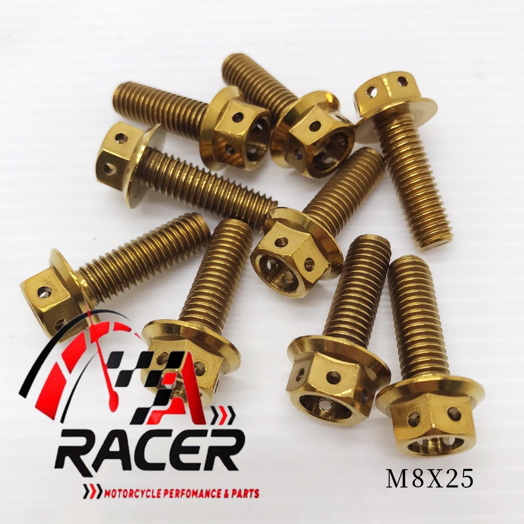 Stu Sprocket Hub M8X25/Screw Hub สินค้าคุณภาพสูง-ชิ้นส่วน 100%