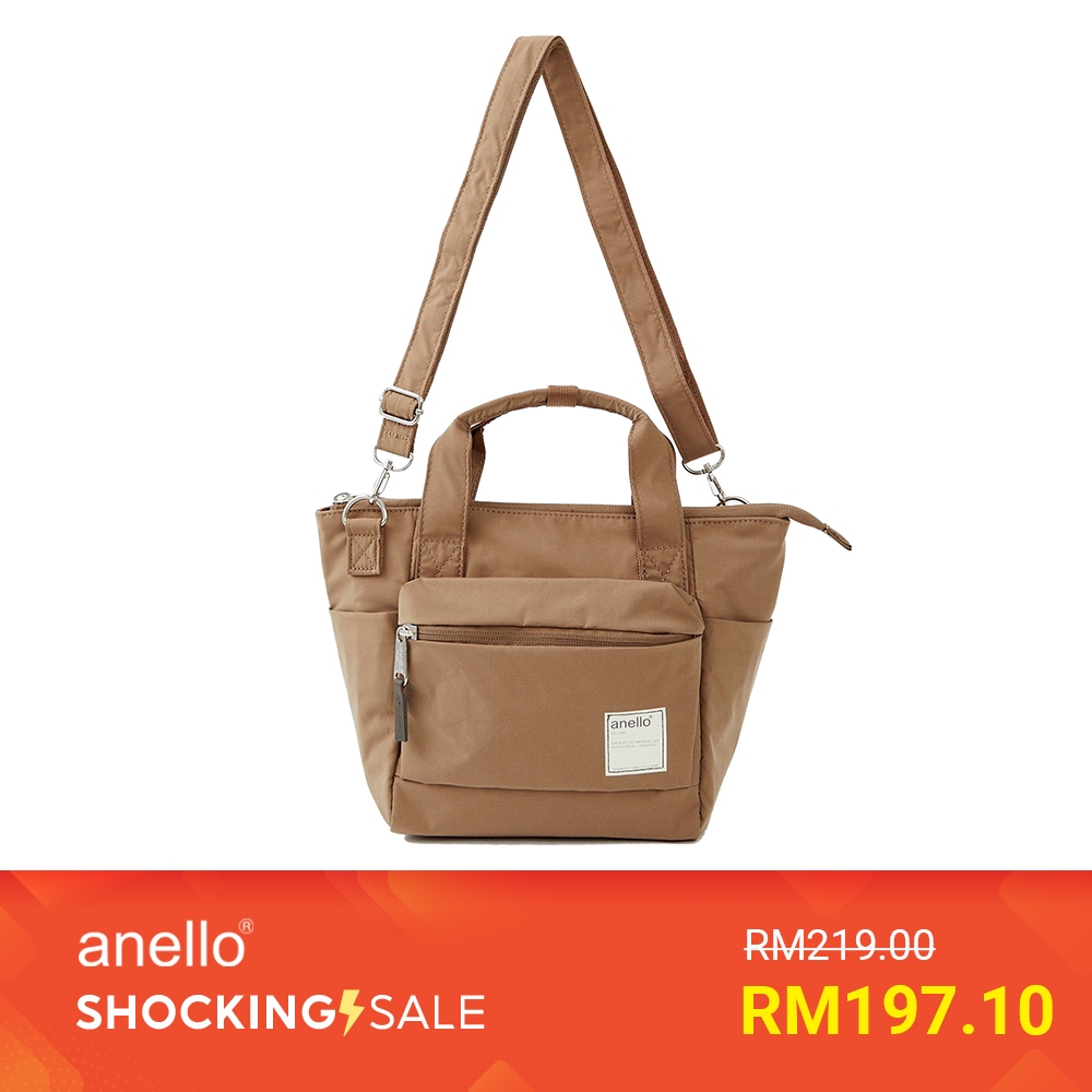Anello CIRCLE Series 2WAY Tote Bag/ Sling Bag/ Day use Bag/ Tote Bag