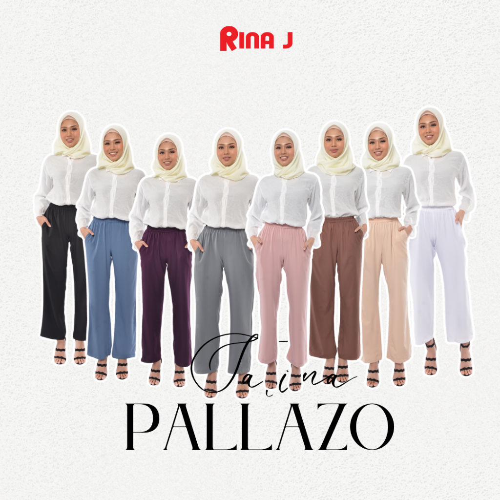 SARINA PALAZZO palazo ชุดทรงตรงธรรมดา-1