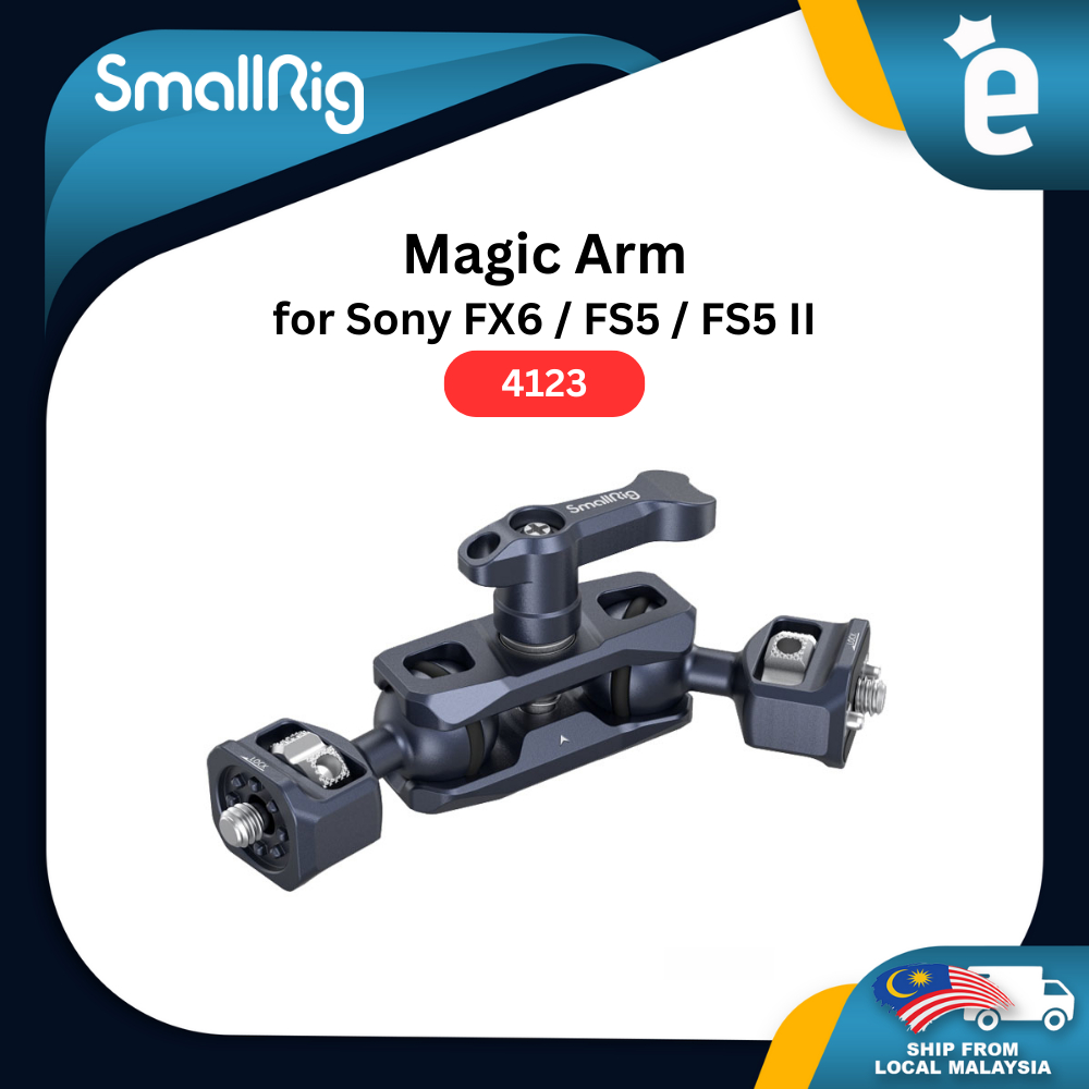 SmallRig Dual Ball Heads Magic Arm สําหรับ Sony FX6 / FS5 / FS5 II 4123