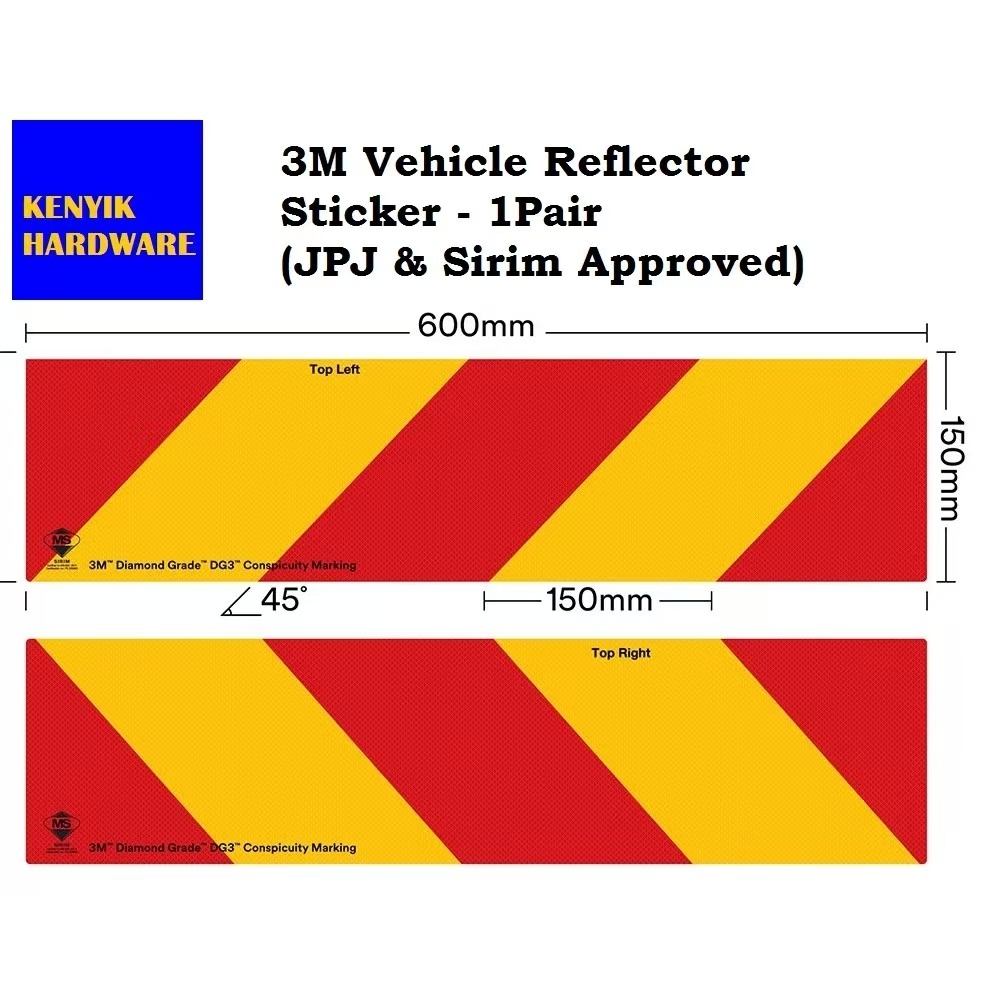 สติ๊กเกอร์ Puspakom Sirim, สติ๊กเกอร์ JPJ, สติ๊กเกอร์ Lori, สติ๊กเกอร์สะท้อนแสงเกรดเพชร 3M, สติ๊กเกอร์ทดสอบรถบรรทุก - รูปที่ 7