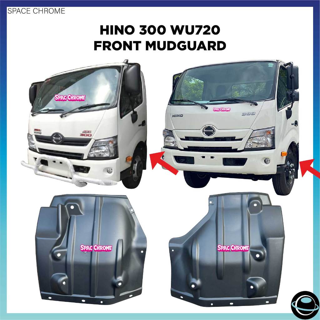 HINO 300 WU720 XZU720 ด้านหน้า MUDGUARD คุณภาพสูง