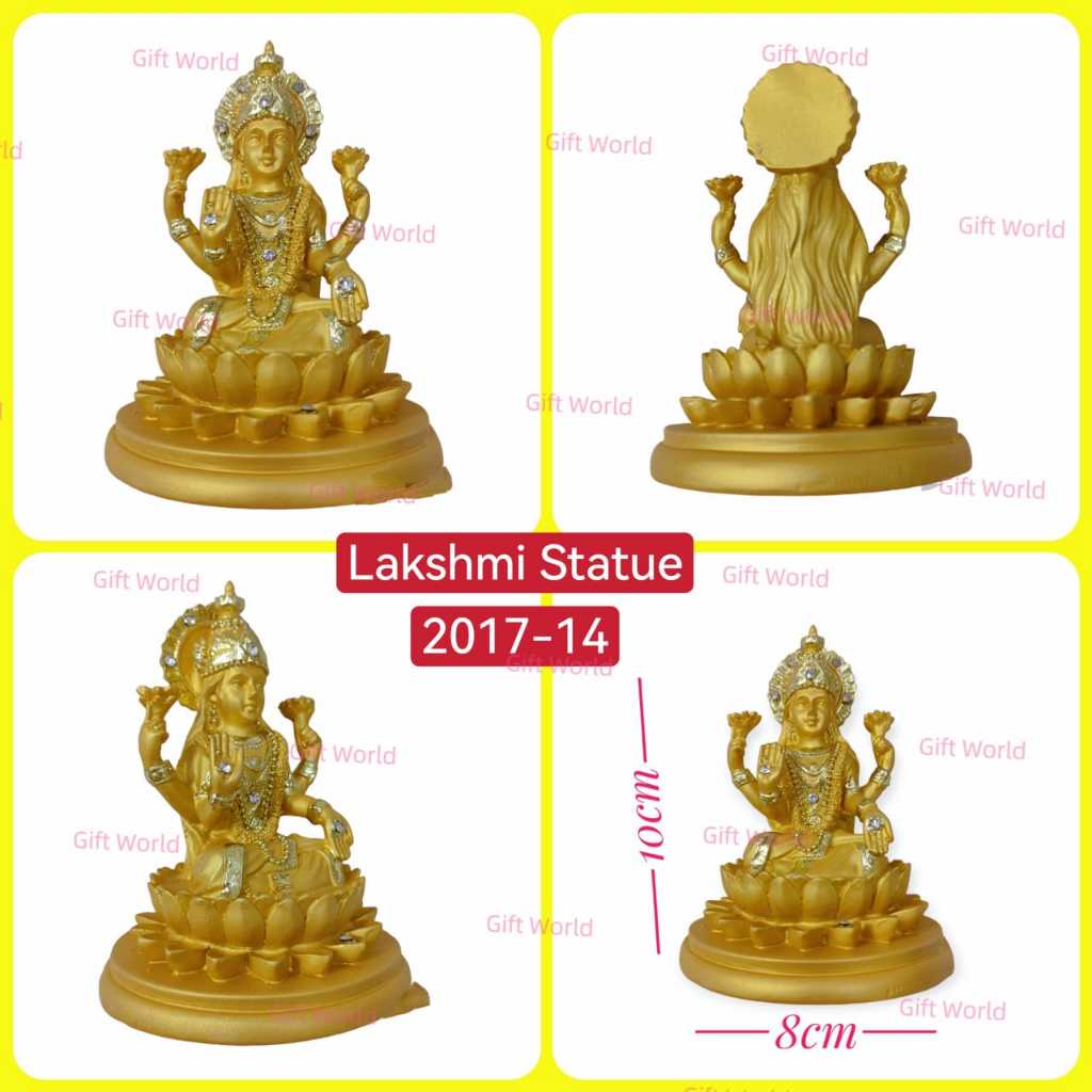 LAKSHMI Goddess Premium Color STATUES & PRAYER STATUES * (KL)