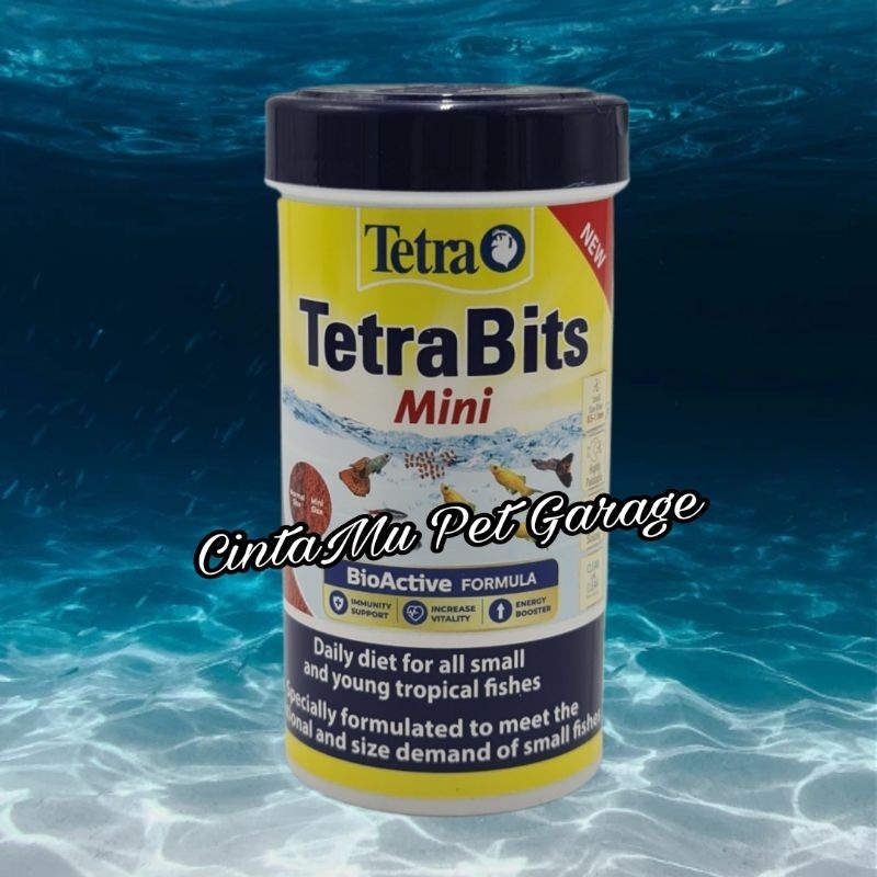 Tetra Bits Mini Boiactive Formula อาหารปลา XJH XHYID