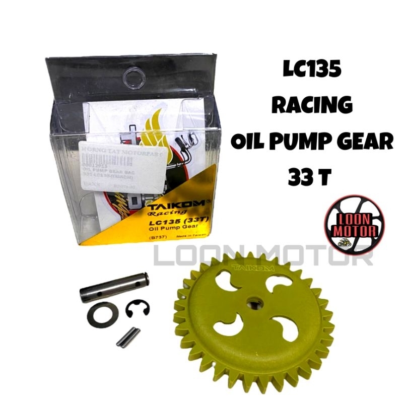 Lc135 Racing เกียร์ปั้มน้ํามัน Taikom Racing