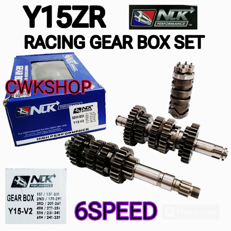 NLK Y15ZR V2 RACING GEAR BOX 6 สปีด NLK PERFORMANCE