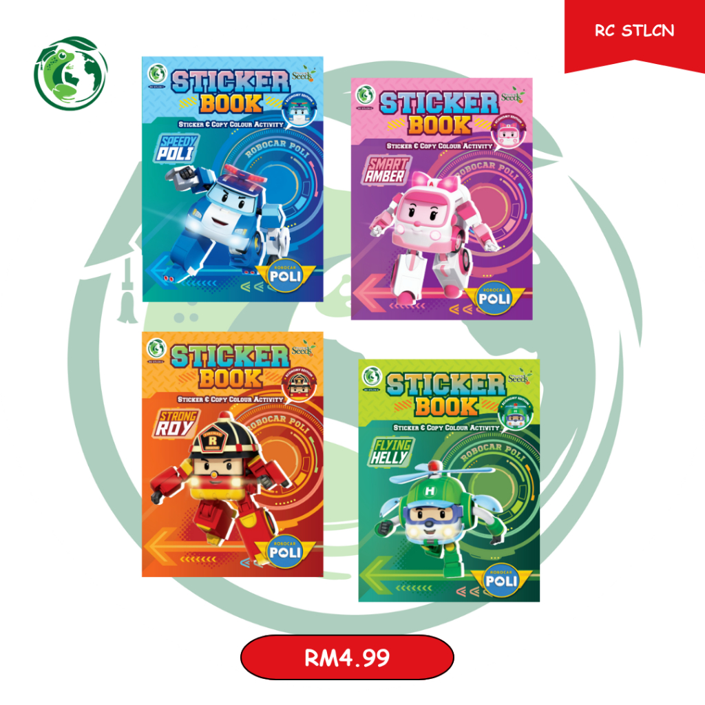 หนังสือ TOAD: หนังสือสติ๊กเกอร์ ROBOCAR POLI (RC STLCN)