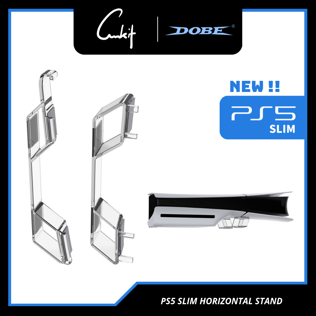 DOBE PS5 SLIM ขาตั้งแนวนอนสําหรับรุ่น PS5 SLIM DIGITAL / CD