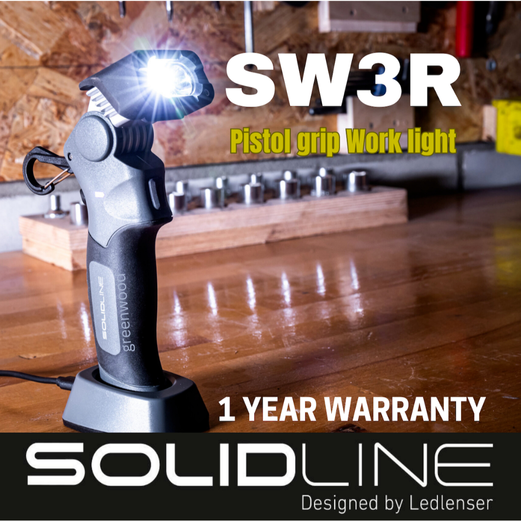 SOLIDLINE SW3R RECHARGEABLE Hand Grip Work Light - 700 Lumens [LED, Rechargeable, 120o swivel head]