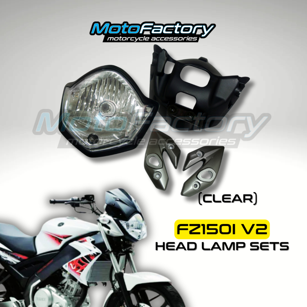YAMAHA FZ150I V2 HEAD LAMP HEADLIGHT ไฟหน้าโคมไฟโคมไฟ DEPAN