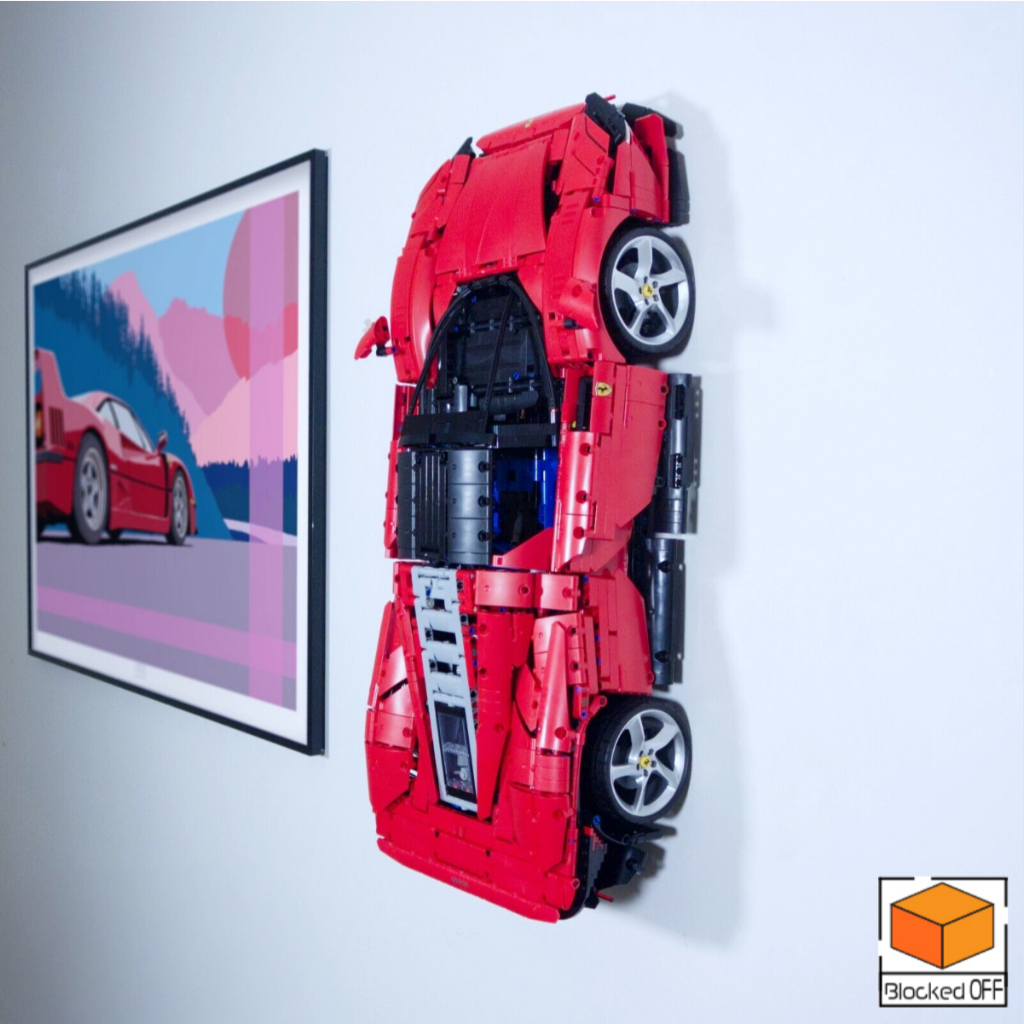 Wall Mount Flush สําหรับ Lego Technic Ferrari Daytona SP3 (4143)