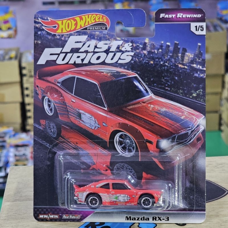 HOT WHEELS PREMIUM MAZDA RX3 FAST AND FURIOUS FAST REWIND CAR วัฒนธรรม