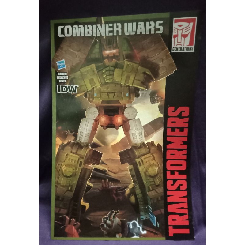 Idw Comics Transformers Combiner Wars 2 / 2014 / ฝาครอบ Brawl / Hasbro