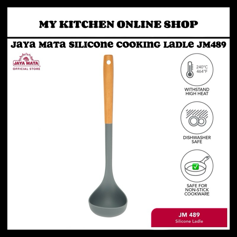 JAYA MATA SILICONE COOKING LADLE JM489