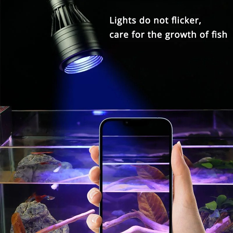 YIKEDA Irration Focus Lamp 2 โหมด Spotlight Aquarium 16W LED Clip Lamp