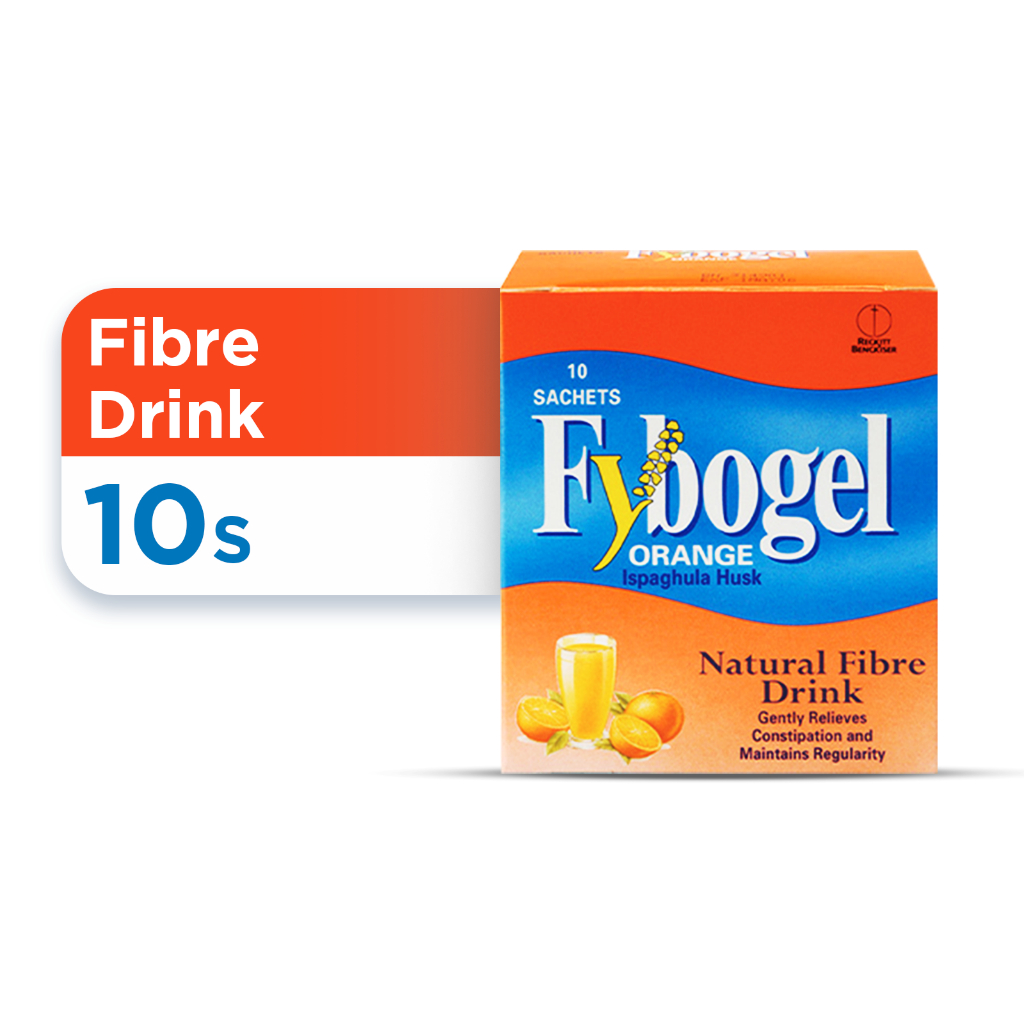 Fybogel Sachet เครื่องดื่มไฟฟาเบรธรรมชาติสีส้ม (10s)