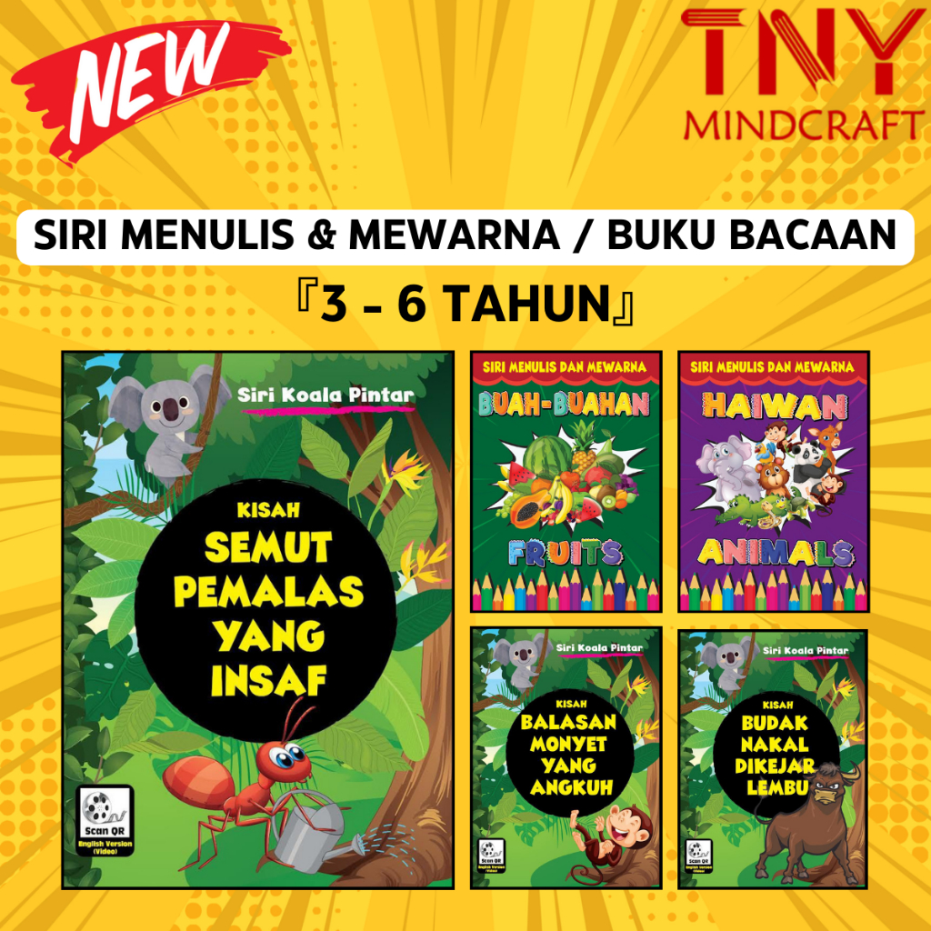 [TNY] PRESCHOOL: WRITING AND COLORING SERIES / READING SERIES SMART KOALA SERIES STORY BOOKS