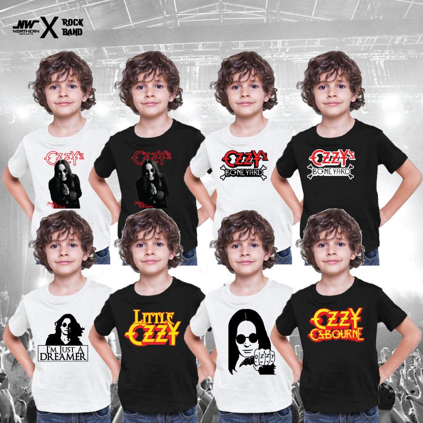 Baju Band Kanak เสื้อยืดเด็กวงคุณภาพระดับพรีเมียม / OZZY OSBOURNE & BLACK SABBATH