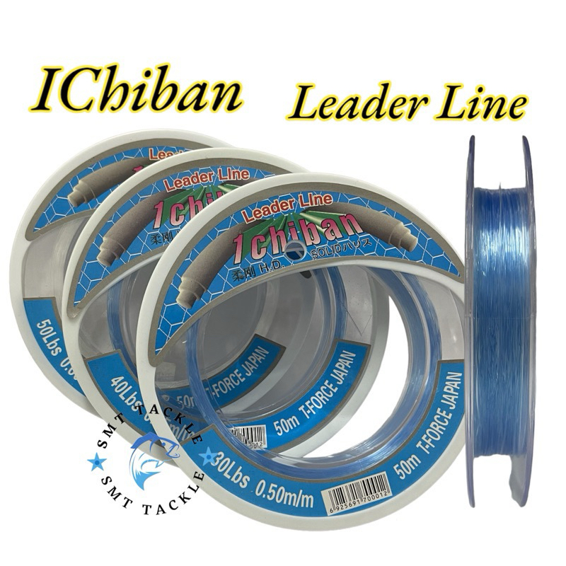 Ichiban Leader Line Fluorocarbon 50 เมตร TFORCE JAPAN