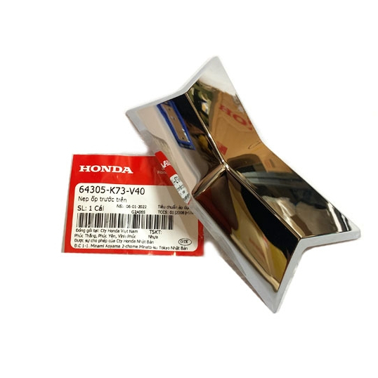 64305-K73-V40 HONDA WAVE 125i V2 / WAVE 125Fi FRONT GARNISH CHROME