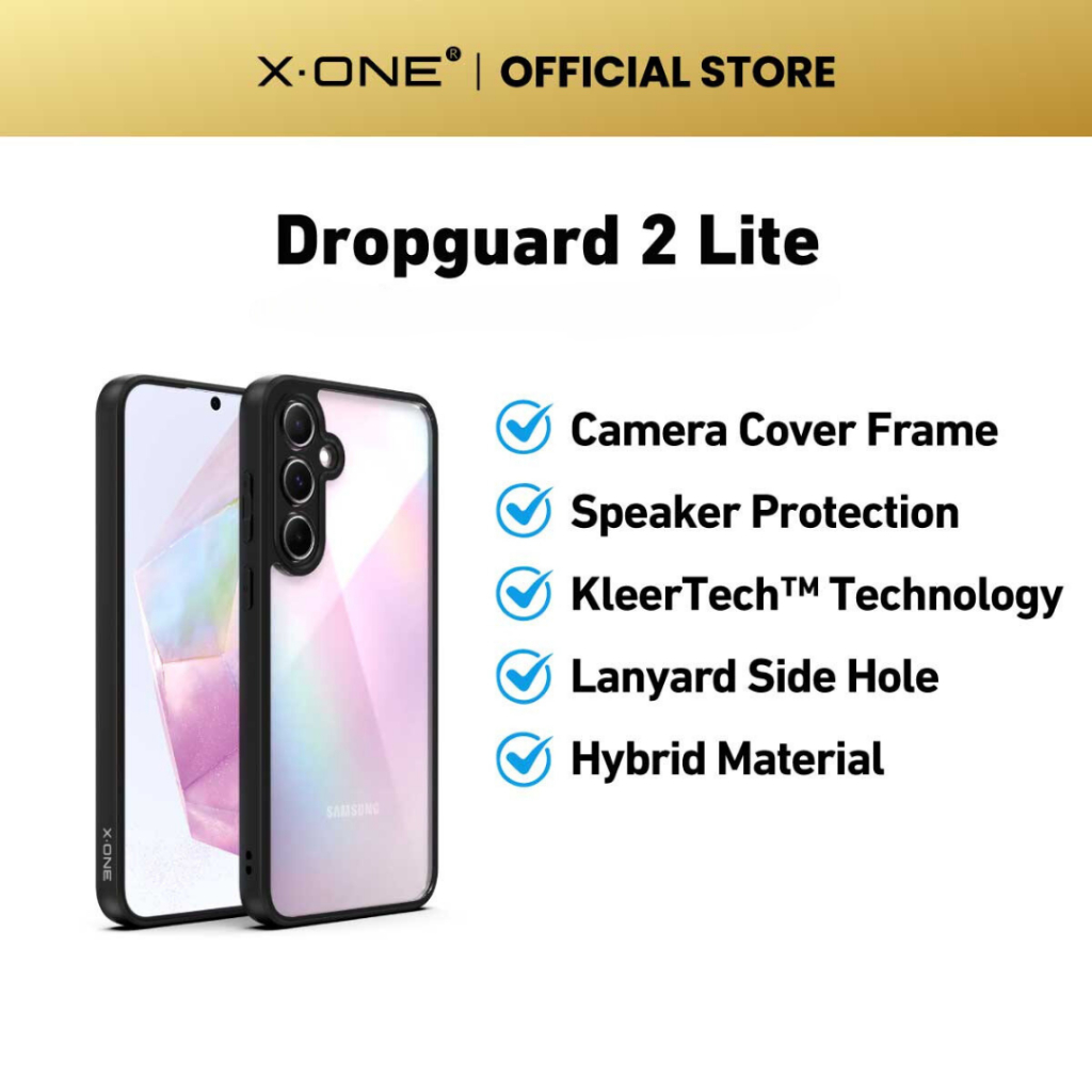 X.One Dropguard 2 Lite สําหรับ Galaxy S23 Ultra/Z-Fold 7/Z-Fold 6/A56/A36 เคสกันกระแทก