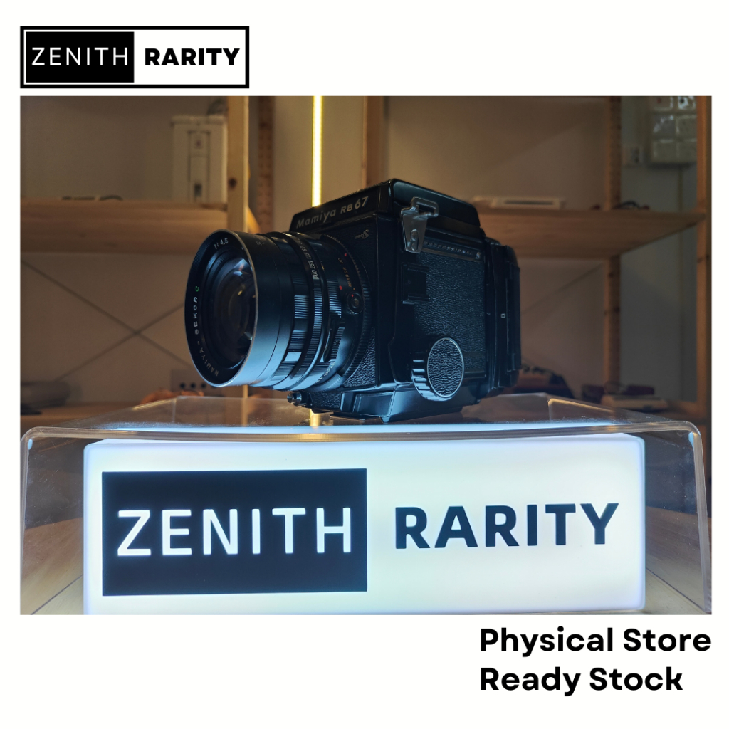 Zenith Rarity Mamiya RB67 Pro S + Sekor C 65mm F4.5 เลนส์รูปแบบกลาง 120mm กล้องฟิล์ม (S/N: C208984)