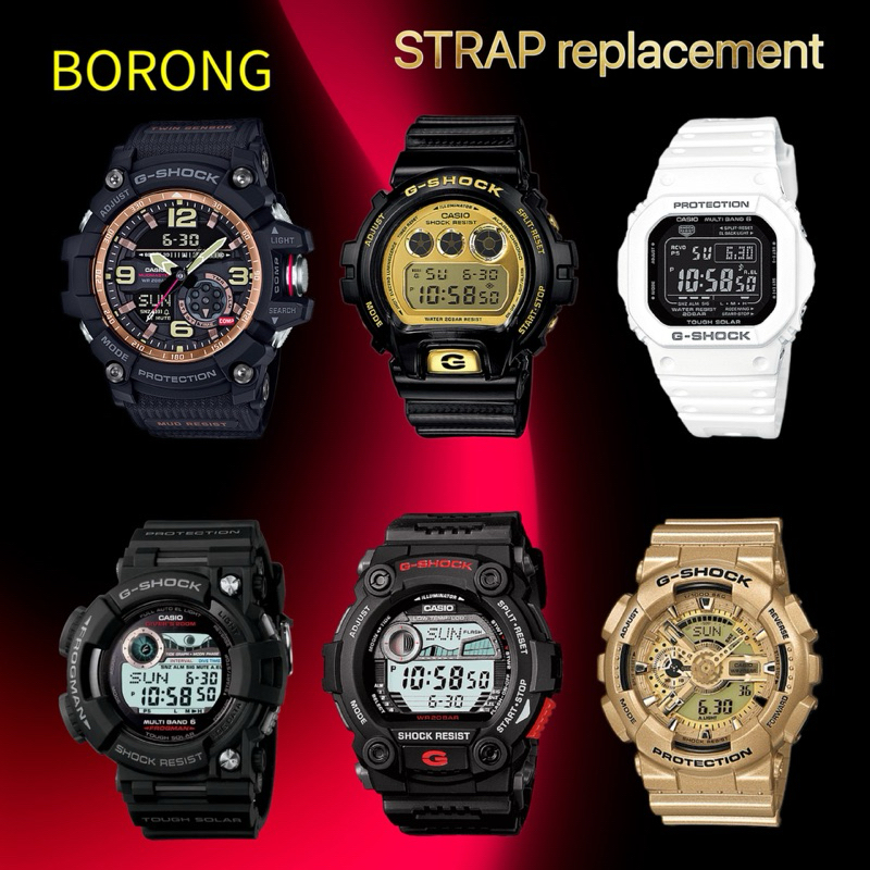 Gwf1000/1035/1030 G-Shock Frogman สายนาฬิกา GW200 GW225 GF8230 GF8250 DW8200 GWF-1000 Band Bazel