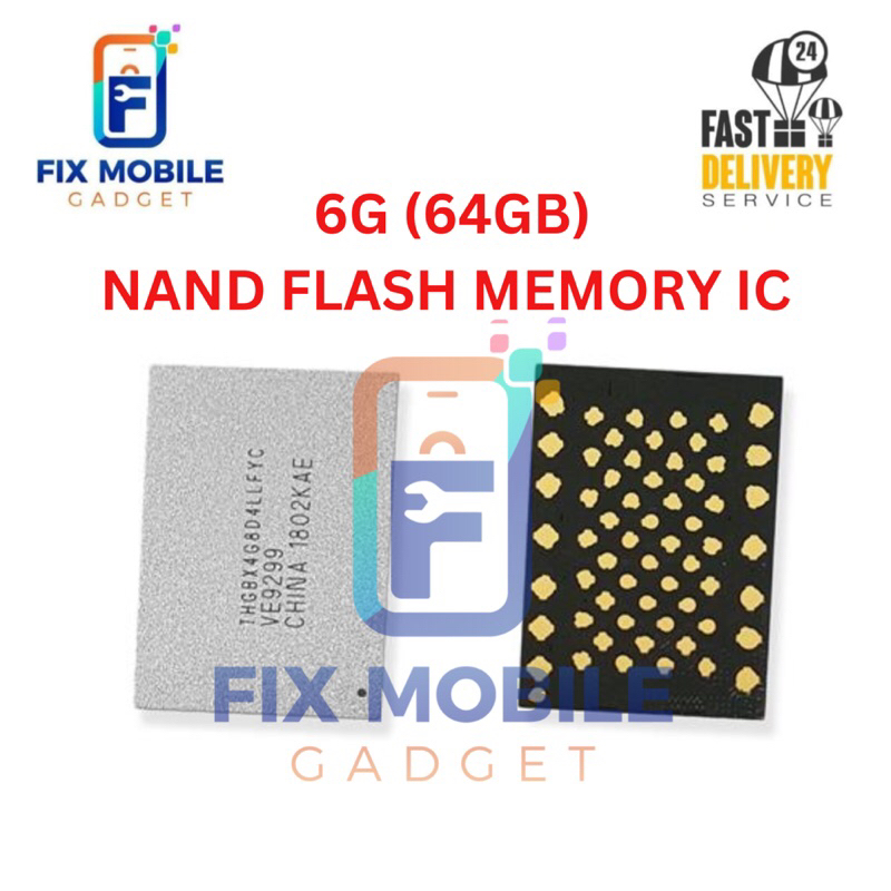 ใหม่ NAND FLASH MEMORY IC 64GB 128GB สําหรับ IP 6 6G 6S