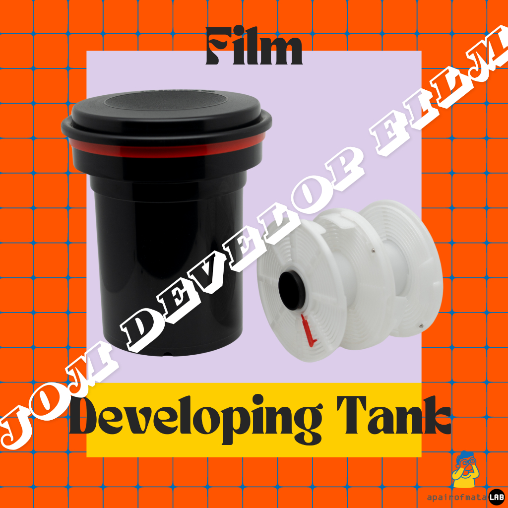 Unviersal FILM DEVELOPING TANK และ REELS สําหรับ 135 มม. & 120 มม. FORMAT (สีและสีดําและสีขาว 35 มม.