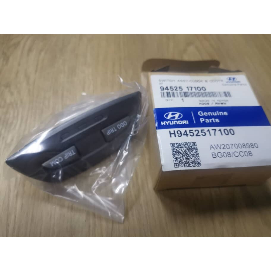 SWITCH DIGITAL CLOCK (ODO TRIP & TRIP COM) > PART > HYUNDAI MATRIX > 94525-17100