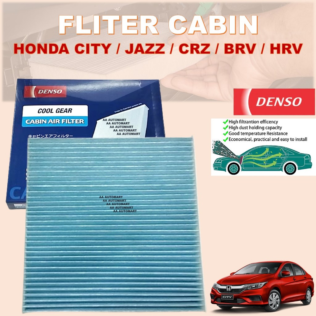 DENSO กรองแอร์ Cond 80292-T9A-A00 CITY 2008 TMO CITY 2014 T9A JAZZ CRZ BRV HRV 8292-T9A-A00/80292-TG
