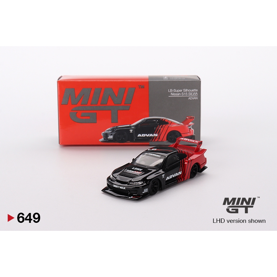 Mini GT #649 Nissan LB-Super Silhouette S15 SILVIA ADVAN