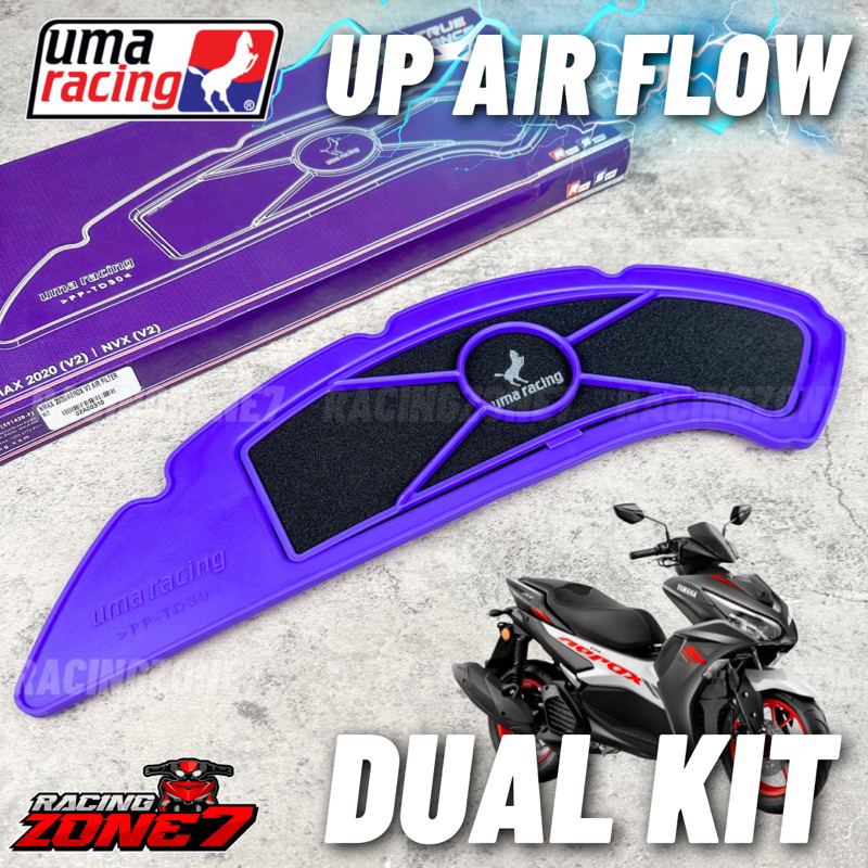 UMA RACING AIR FILTER NVX155 V1 V2/ Vario150/ Avantiz Ego/ PCX150/NMAX/ NVX155 กรองอากาศ