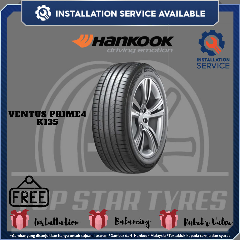 [ติดตั้งให้] 215/50R17 K135 Hankook